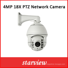 4MP 18X optisches Zoom Netzwerk PTZ IR Dome Kamera